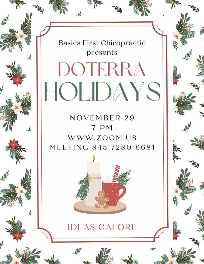 Chiropractic Leesburg VA Doterra Holidays Event